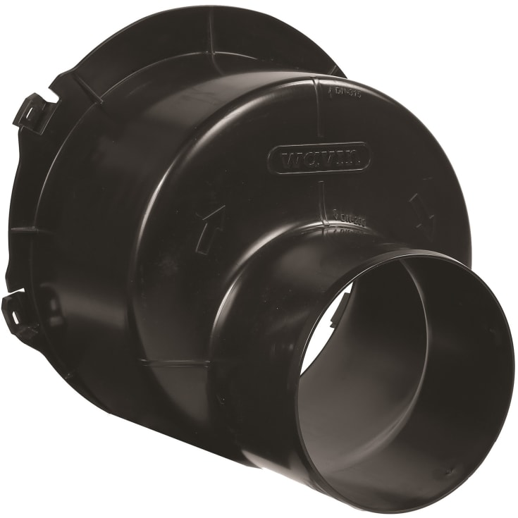 Wavin AquaCell anslutningsadapter, svart