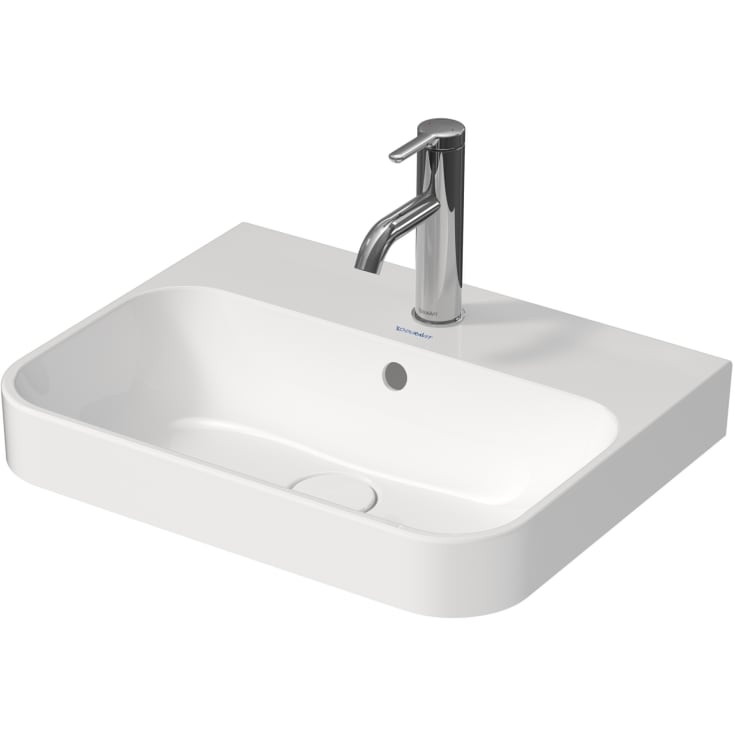 Duravit Happy D.2 Plus toppmontert servant, 50x40 cm, hvit