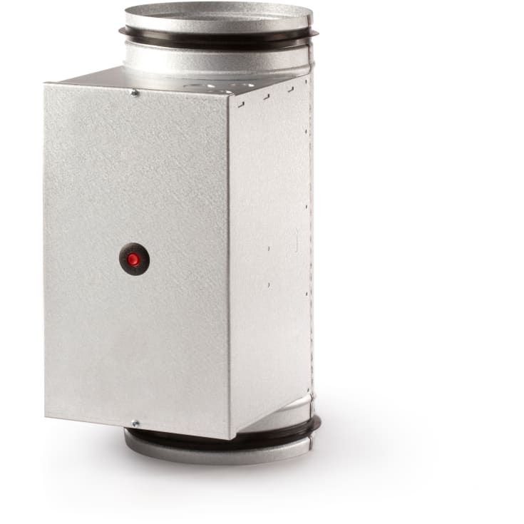 Elvarmeflade til eftervarme. 3000W. Ø200. Med optionsprint