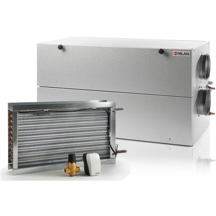 Vannvarmeflate for Comfort 450 Høyre. For installasjon.