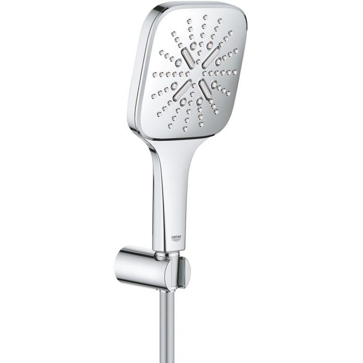 Grohe Rainshower SmartActive Cube 130 brusesæt, vandbesparende,  krom