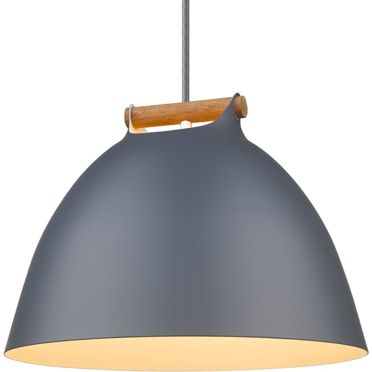 Halo Design Århus pendellampe, grå, Ø40 cm