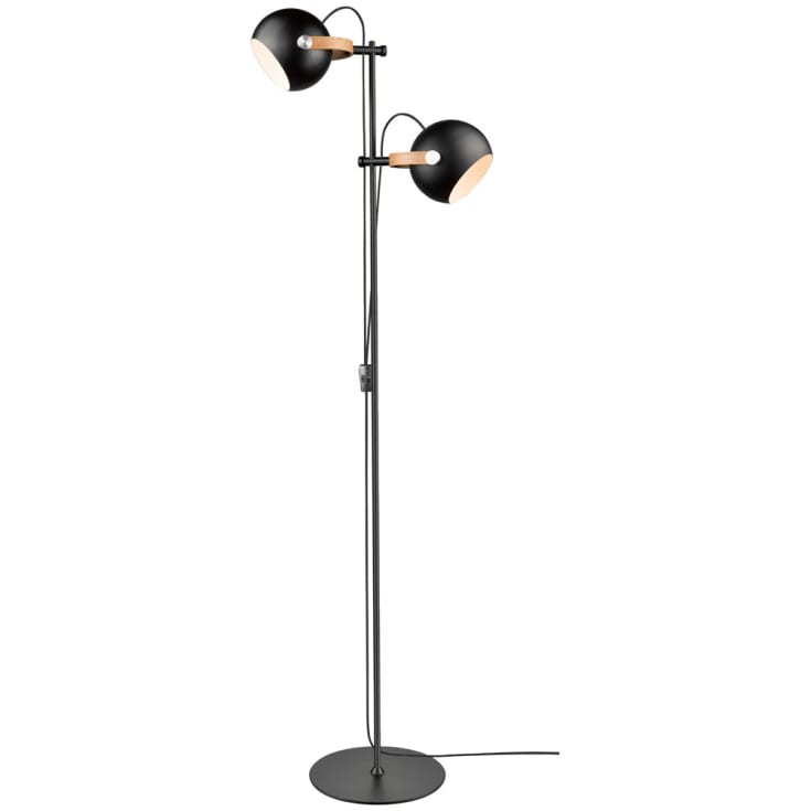 Halo Design D.C golvlampa med 2 skärmar, svart