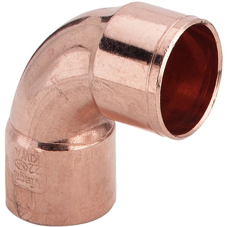 Loddevinkel muffe/muffe, 28 mm - 90°