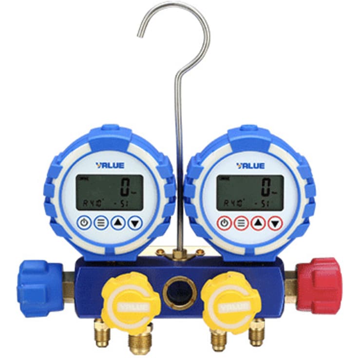 Manifold digital, inklusiv R32 og R410A, VDG-4-S1