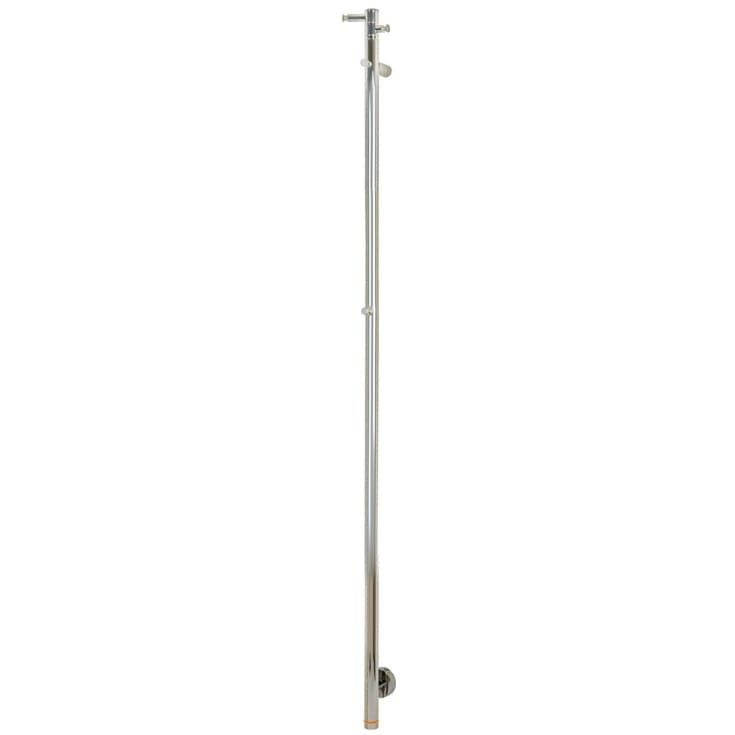 Kriss Uno handdukstork, el, 148x3 cm, polerat rostfritt stål