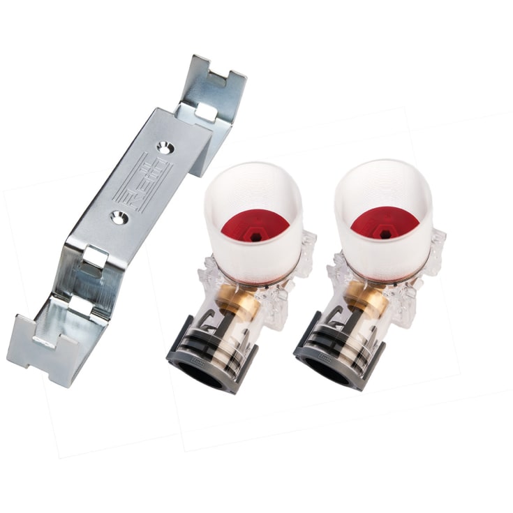 Roth Quickbox Red dobbelt koblingsdåse til mur/beton, 15 mm