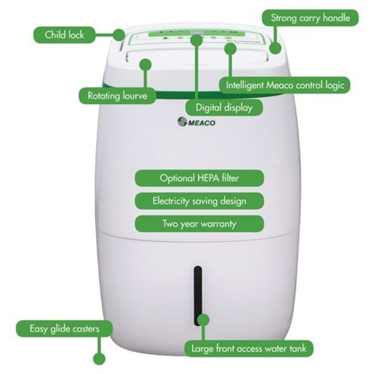 Meaco Platinum avfuktare, 20 liter/dygn, 150 m²