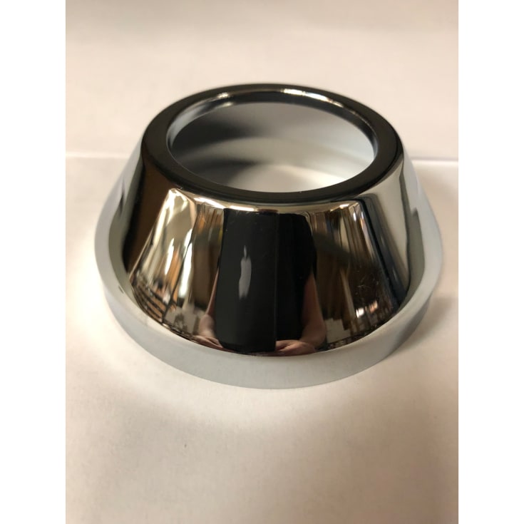 1.1/2" Forkromet roset høj