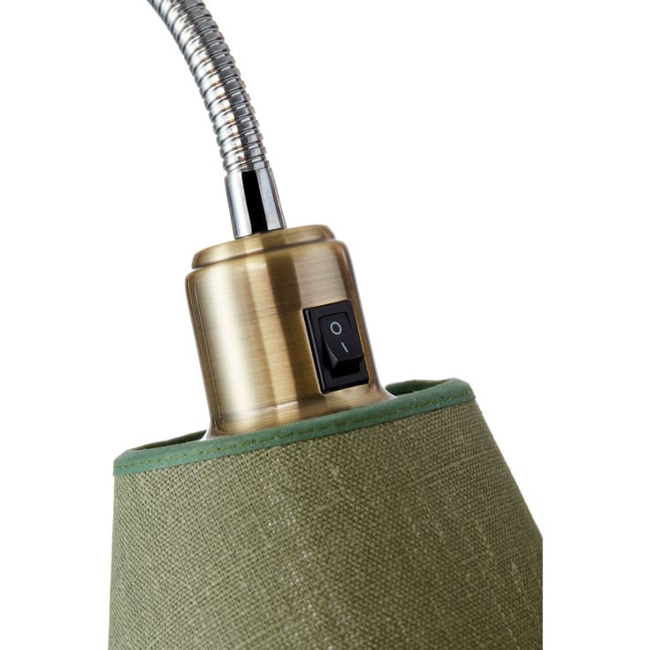 Gulvlampe Fodgænger Excl. Skærme Messing Antik