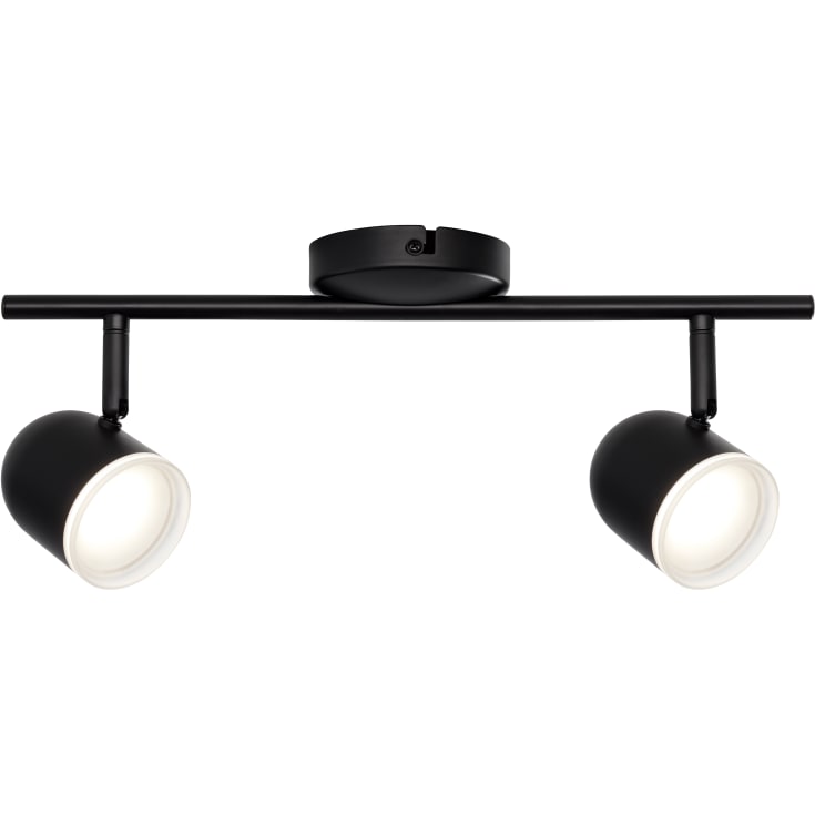 Nielsen Light Hall taklampa, 2 spottar, svart