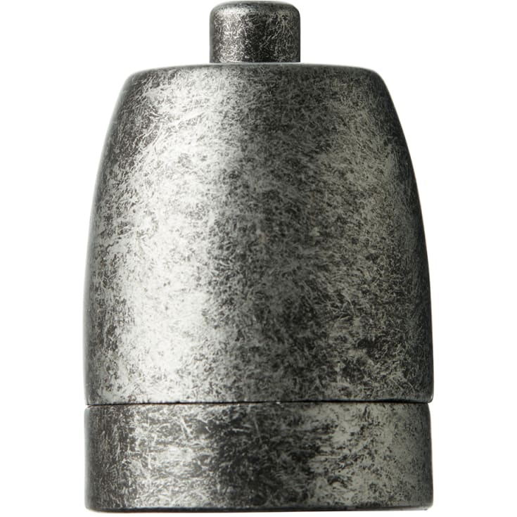 Nielsen Light P7 E27 porcelænsfatning, galvaniseret stål