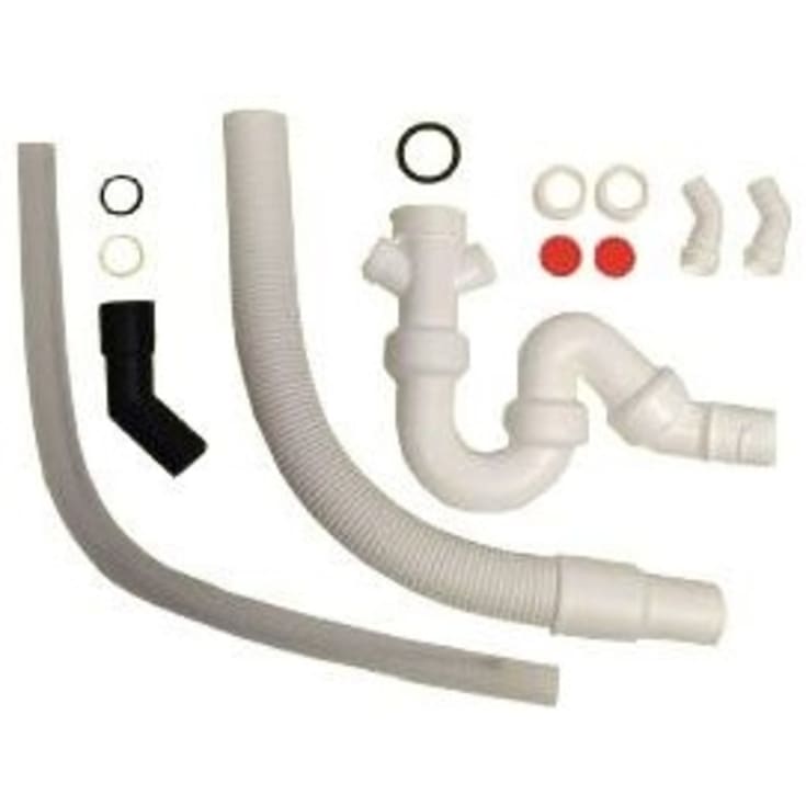 Blanco køkkenkværn vandlås, 1 kumme, hvid