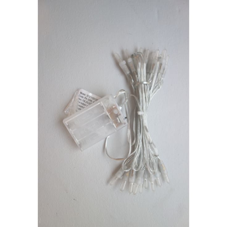 IrisLights Ljuskedja Trsp med 20 LED-lampor, för batteri, 150cm+140cm
