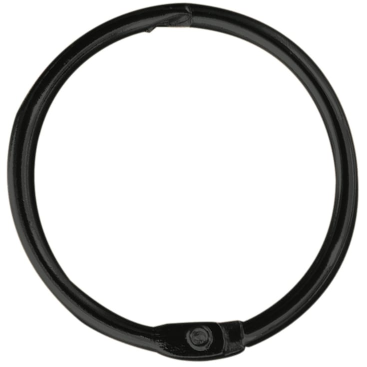 Spirella Ringo ringe til badeforhæng, 12 stk., matt sort