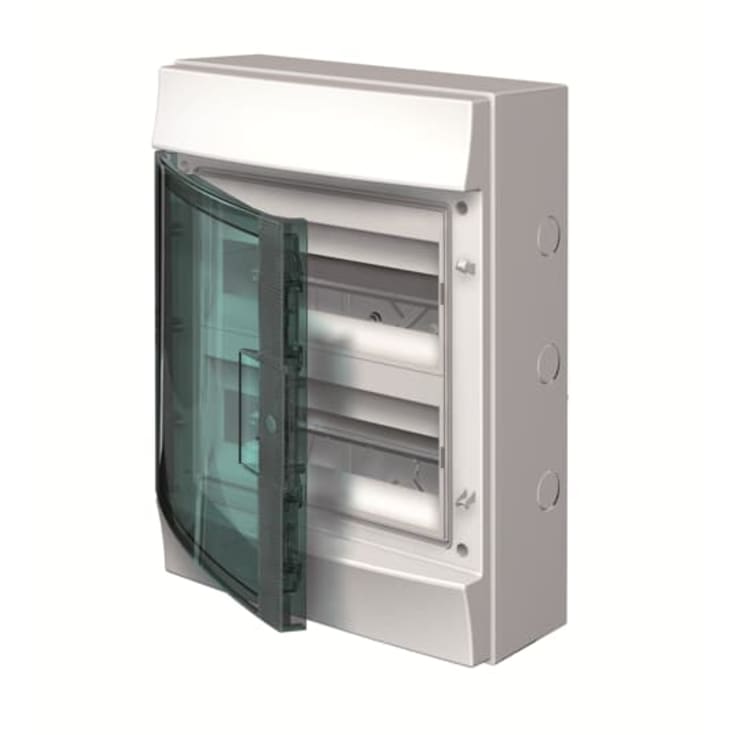 Grupppanel 2RK 24M med transparent lucka, IP65