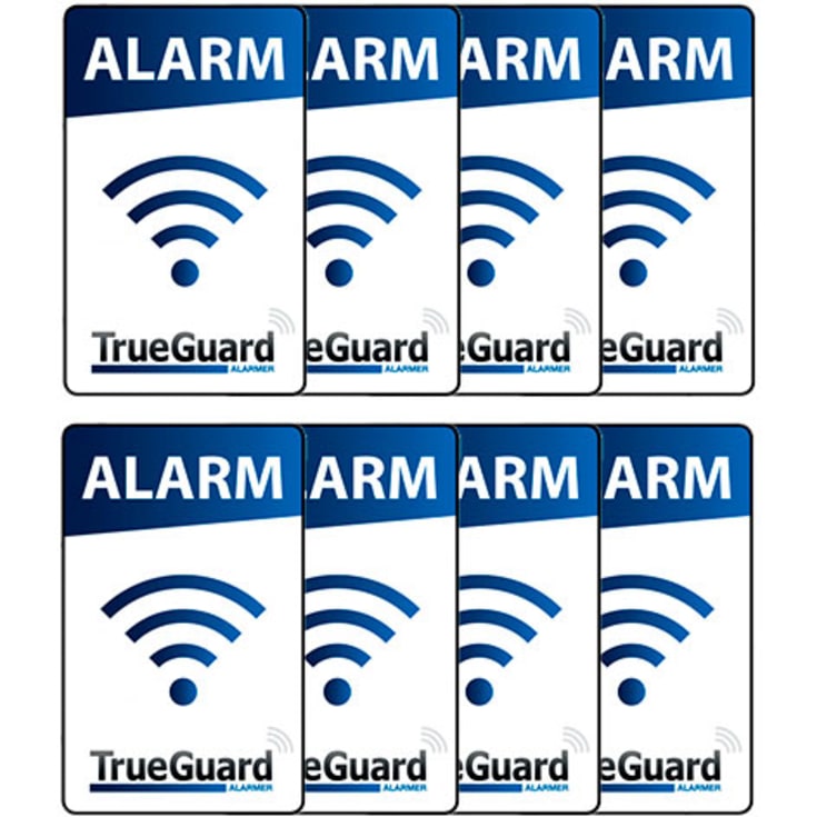 TrueGuard alarm klistermærke