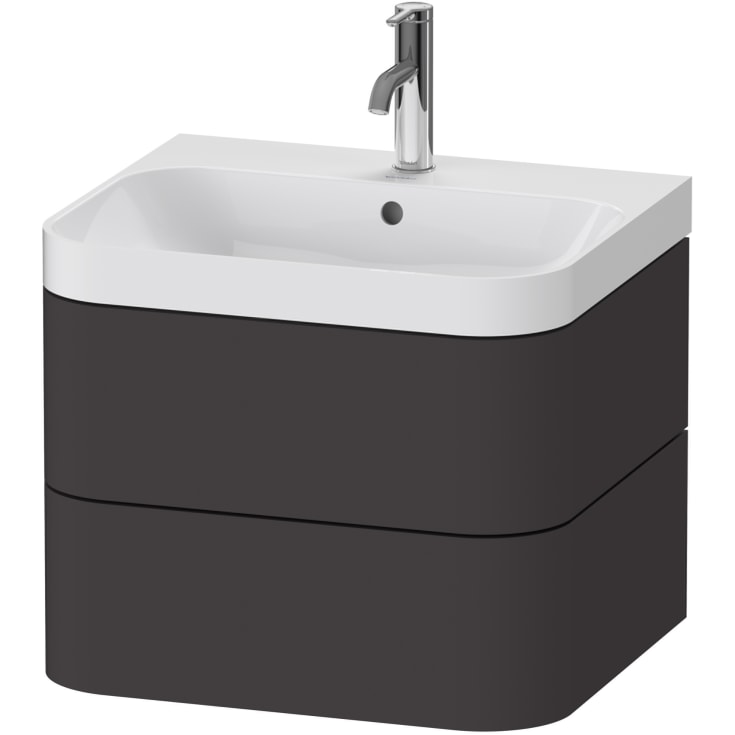 Duravit Happy D.2 möbelpaket, 57,5x49 cm, grafit