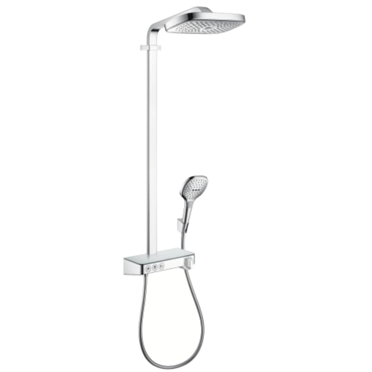Hansgrohe Raindance Select E 300 brusesæt, krom/hvid