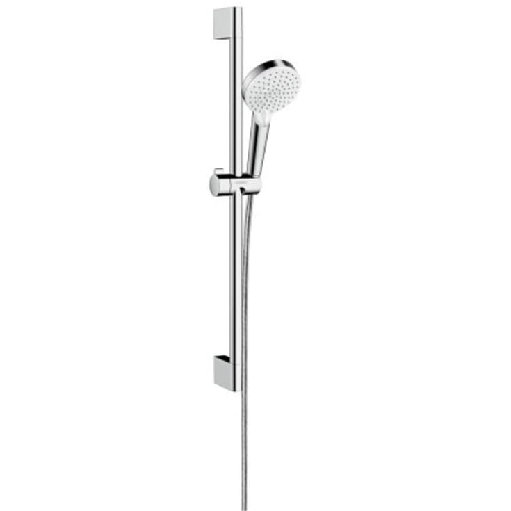 Hansgrohe Crometta Vario brusesæt, vandbesparende, krom/hvid