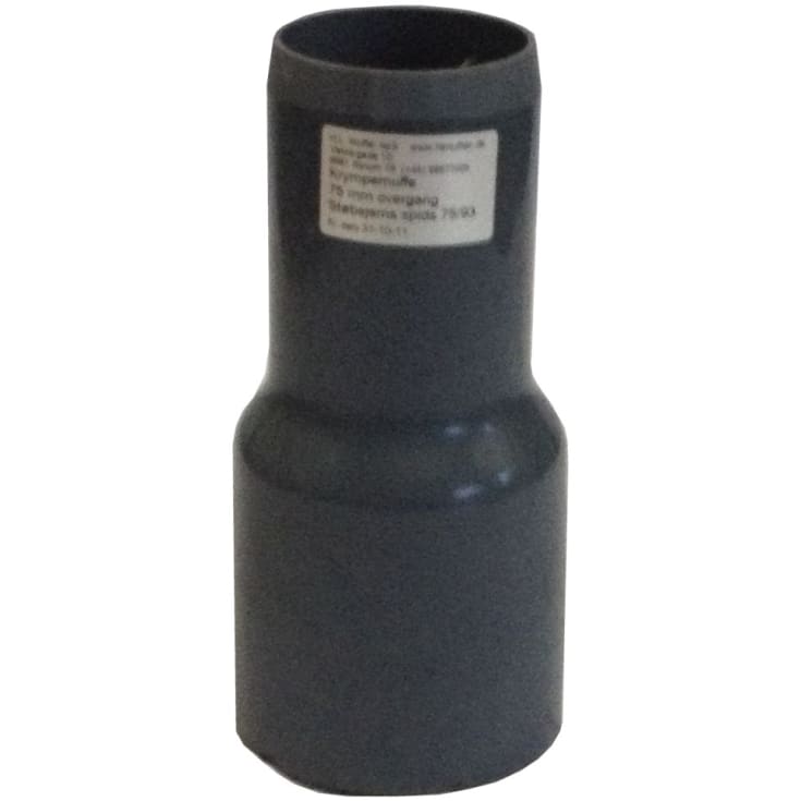 HL 75/93 mm krympehylse for DN70 støpejernspiss, grå