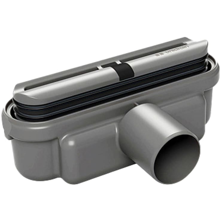 Unidrain utløpshus, lav byggehøyde, Ø50 mm