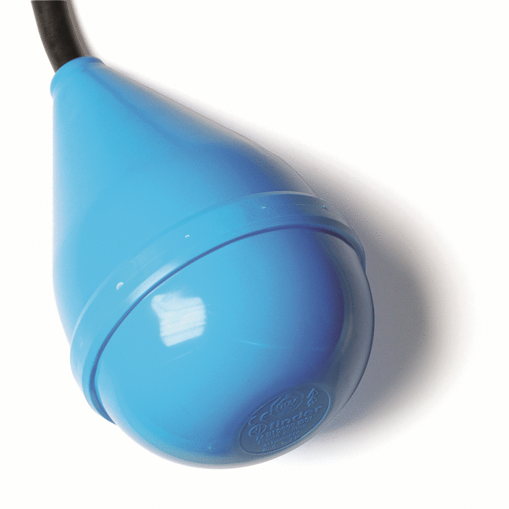 Niveauvippe til gråt spildevand, 1 CO, 10A, 250V, 10M kabel