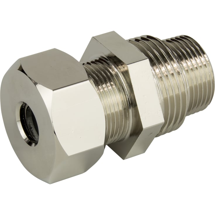 DEVI pakdåse for varmekabel, 3/4" - 1", forkromet messing