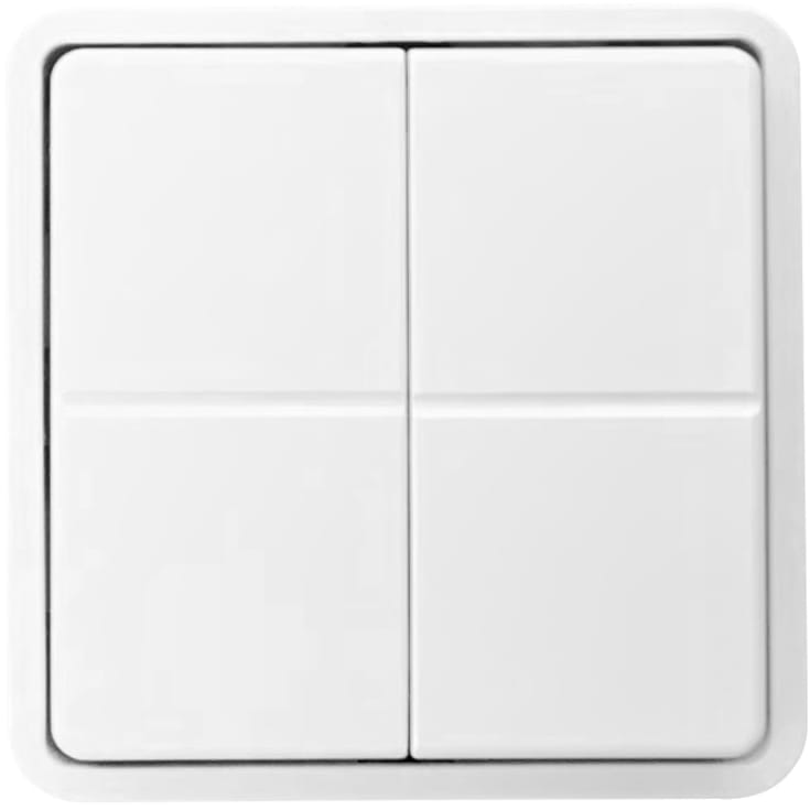 Batterifri 4-knapps, fungerer med Philips Hue, WS4-215Z