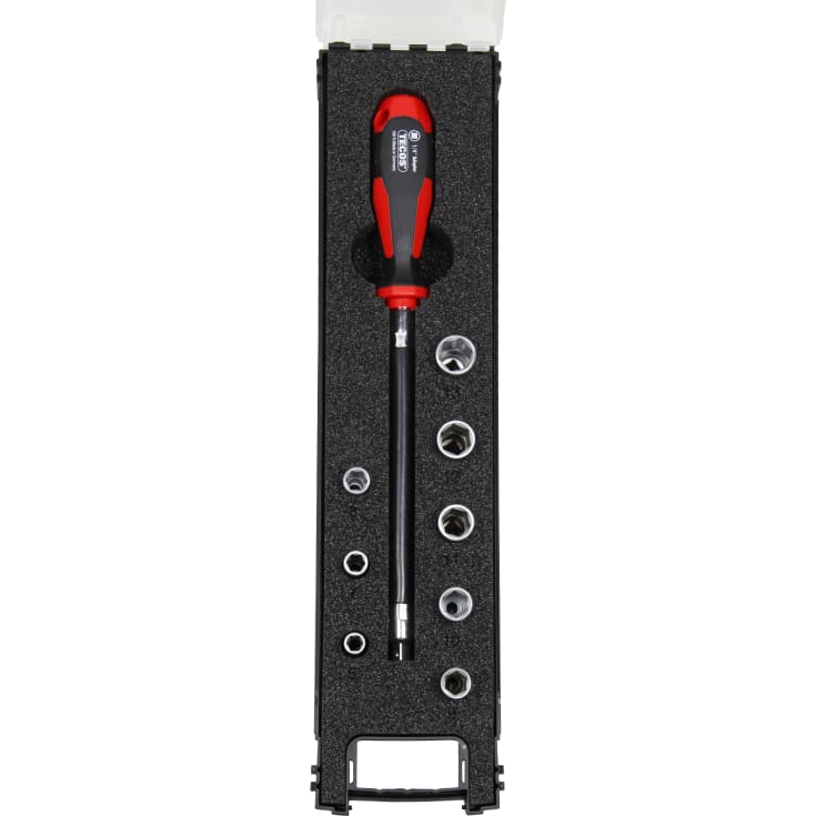 Tecos VVS flex toppe-sæt T-B009, 6-13 mm