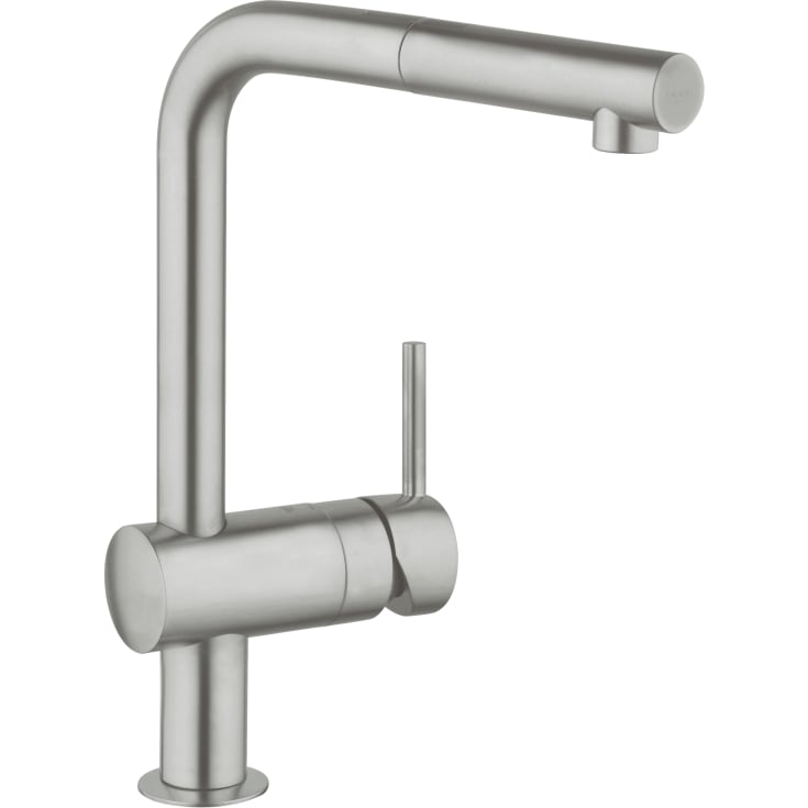 Grohe Minta köksblandare, utdragbar pip, stål