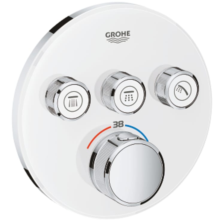 Grohe Grohtherm SmartControl brusearmatur, hvid
