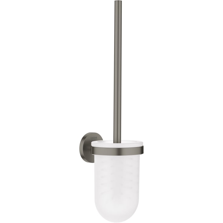 Grohe Essentials toiletbørste, børstet sort krom