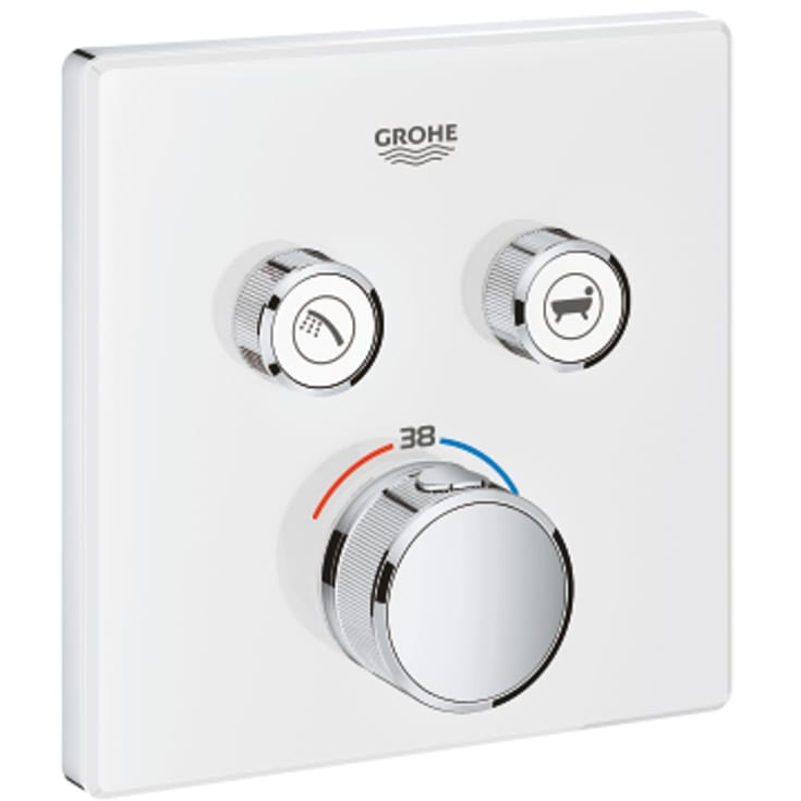 Grohe Grohtherm SmartControl brusearmatur, hvid