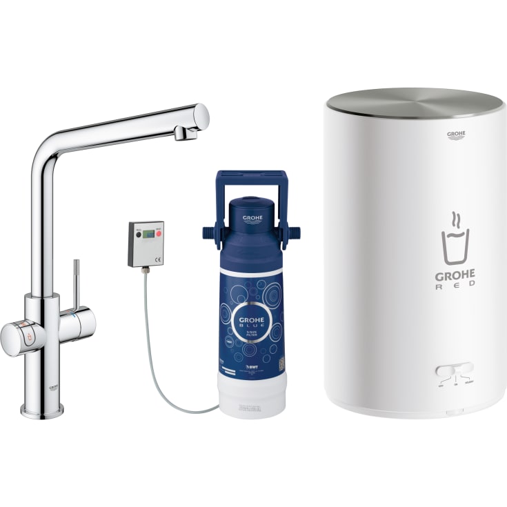 Grohe Red Duo M køkkenarmatur, kogende vand, krom