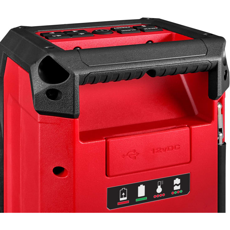 Milwaukee M12 RCDAB+-0 radio og lader