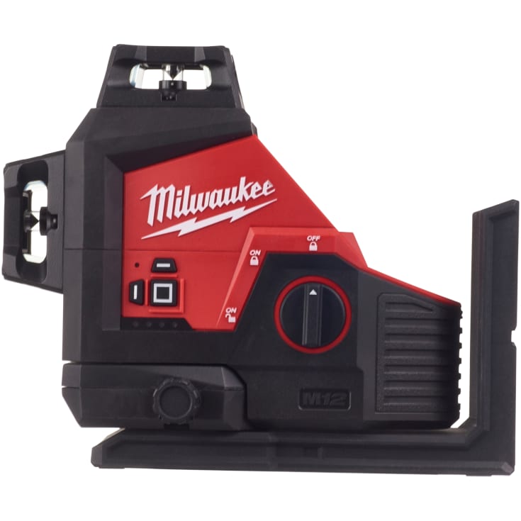 Milwaukee M12 3PL-0C krydslaser, u. batteri