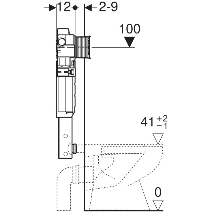 Geberit Sigma inbyggnadscistern