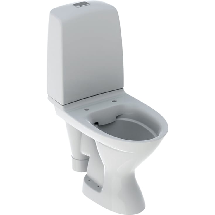 Ifö Spira toilet, uden skyllekant, hvid