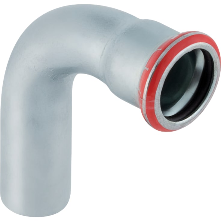 Mapress 90° bøjning med nippel 42 mm