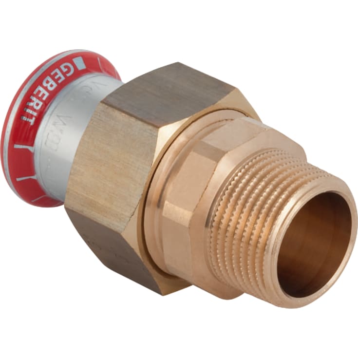 2 stk Geberit Mapress tippunion, 28 mm x 1"