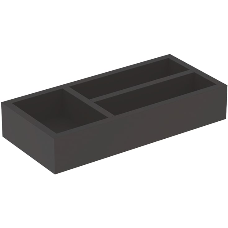 Geberit Smyle Square skuffeindsats, 32,3x15 cm, sort