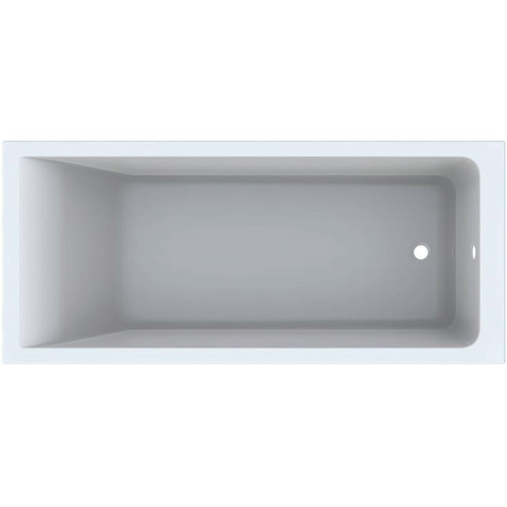 Geberit Renova Plan badekar, 180x80 cm, hvit