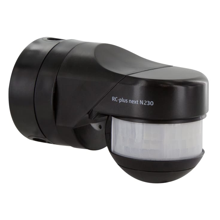 B.E.G. Luxomat bevægelsessensor RC-Plus Next 230° i sort