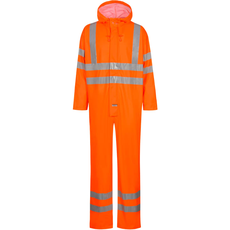 Lyngsøe PU heldragt, High-Vis orange, klasse 3, str. M
