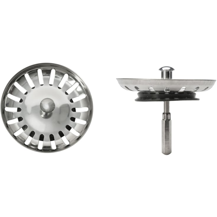 Intra kurveventil, manuel, Ø80 mm, krom