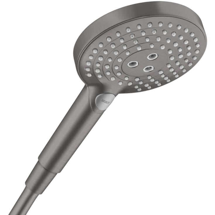 Hansgrohe Raindance Select S 120 handdusch, vattenbesparande, borstad svart krom