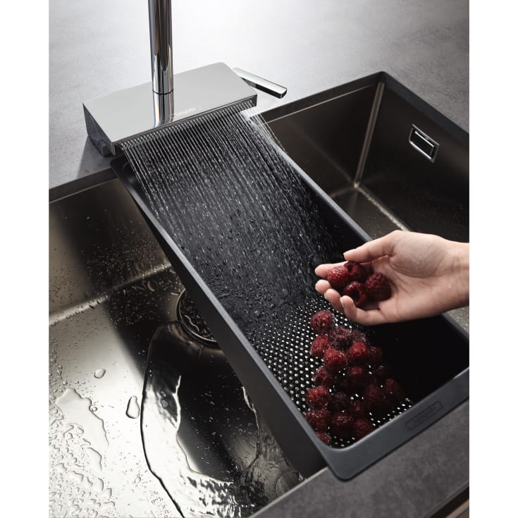 Hansgrohe Aquno Select M81 köksblandare, utdragbar pip, krom