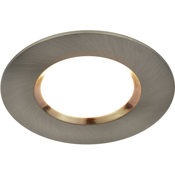 Nordlux Smart Dorado indbygningsspot, børstet nikkel