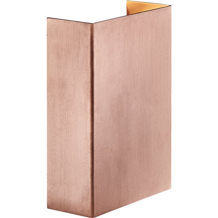 Nordlux Fold 10 vägglampa utomhus, koppar
